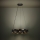 Eglo - LED Prigušivi luster na sajli LED/72W/230V 3000K crna/zlatna