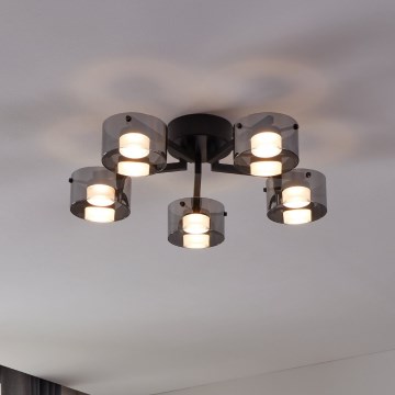 Eglo - LED Prigušivi luster za površinsku montažu 5xLED/5,4W/230V