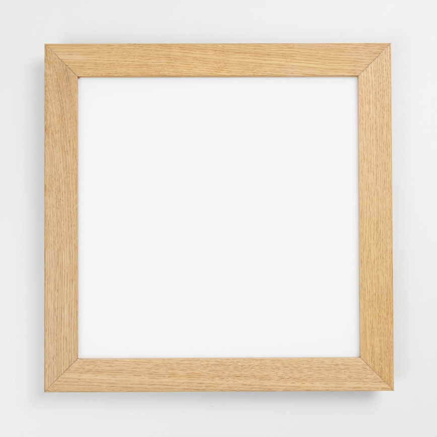 Eglo - LED Prigušivi nadgradni panel SALOBRENA 2 WOOD LED/25W/230V 4000K 49,5x49,5 cm smeđa