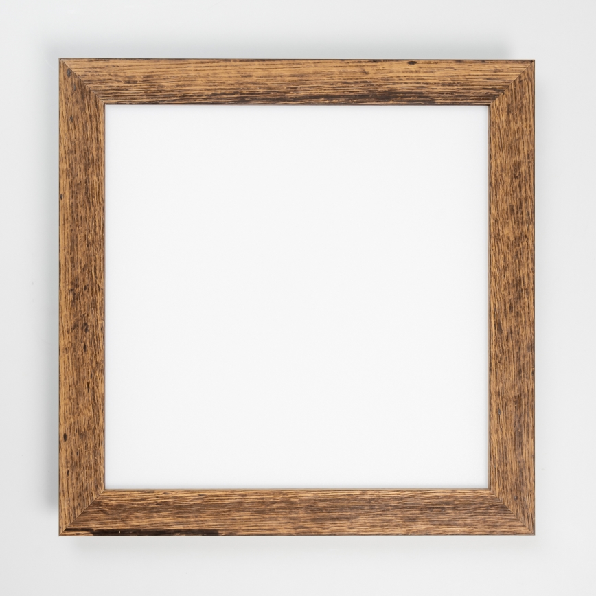 Eglo - LED Prigušivi nadgradni panel SALOBRENA 2 WOOD LED/25W/230V 4000K 49,5x49,5 cm smeđa