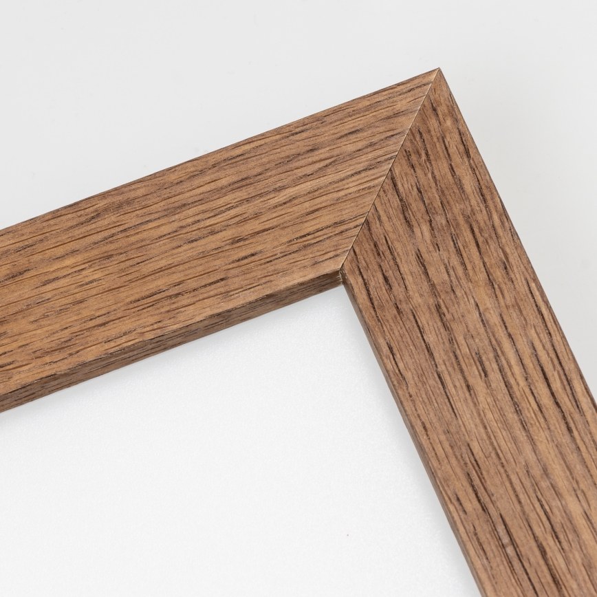 Eglo - LED Prigušivi nadgradni panel SALOBRENA 2 WOOD LED/25W/230V 4000K 49,5x49,5 cm tamno smeđa