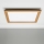 Eglo - LED Prigušivi nadgradni panel SALOBRENA-CL WOOD LED/31W/230V 2700-6500K 64x64 cm smeđa