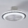 Eglo - LED Prigušivi stropni ventilator LED/25,5W/230V bijela/siva 2700-6500K + daljinski upravljač