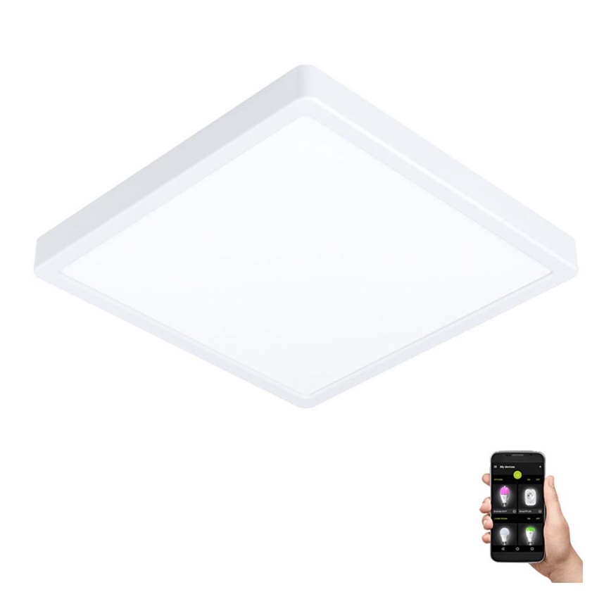 Eglo - LED prigušivo kupaonsko stropno svjetlo LED/19,5W/230V 2700-6500K IP44 ZigBee 28,5x28,5 cm