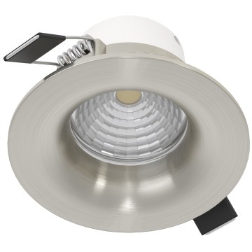 Eglo - LED prigušivo ugradno stropno svjetlo LED/6,4W/230V Ø 8,8 cm matni krom