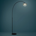 Eglo - LED prigušljiva podna lampa LED/5,8W/230V 2200-6500K bežna/zadimljena + daljinski upravljač