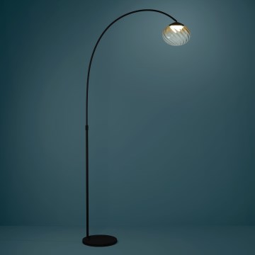 Eglo - LED prigušljiva podna lampa LED/5,8W/230V 2200-6500K bežna/zadimljena + daljinski upravljač