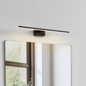 Eglo - LED rasvjeta za kupaonsko ogledalo LED/10W/230V 3000/4000/6500K 60 cm IP44 crna