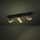 Eglo - LED Reflektorska svjetiljka 3xGU10/4,5W/230V 3000K crna/zlatna
