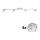 Eglo - LED Reflektorska svjetiljka MY CHOICE 4xE14/4W/230V  mat krom/bijela/crna