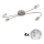 Eglo - LED Reflektorska svjetiljka MY CHOICE 4xE14/4W/230V mat krom/bijela/crna