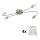 Eglo - LED Reflektorska svjetiljka MY CHOICE 4xE14/4W/230V mat krom/krem
