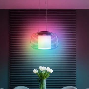 Eglo - LED RGB Dimmabilni luster na užetu BRIAGLIA-C LED/24,8W/230V