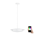 Eglo - LED RGB Dimmabilni luster na užetu MONEVA-C LED/18W/230V