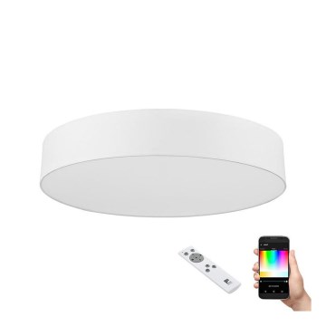 Eglo - LED RGB Prigušiva stropna svjetiljka ROMAO-C LED/42W/230V + daljinski upravljač