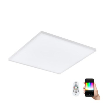 Eglo - LED RGB Prigušiva stropna svjetiljka TURCONA-C LED/20W/230V + daljinski upravljač