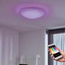 Eglo - LED RGB Prigušiva zidna stropna svjetiljka GIRON-C LED/17W/230V