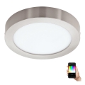 Eglo - LED RGBW Dimmabilno stropno svjetlo FUEVA-C LED/15,6W/230V Bluetooth