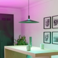 Eglo - LED RGBW luster na kabelu s mogućnošću prigušivanja LED/15,5W/230V 2700-6500K crna