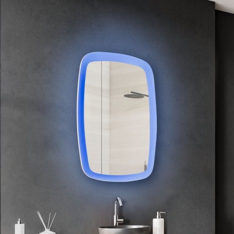 Eglo - LED RGBW Ogledalo za kupaonicu s prigušivim pozadinskim osvjetljenjem 20W/230V IP44 ZigBee