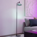Eglo - LED RGBW podna lampa s mogućnošću prigušivanja LED/7,5W/230V 2700-6500K crna