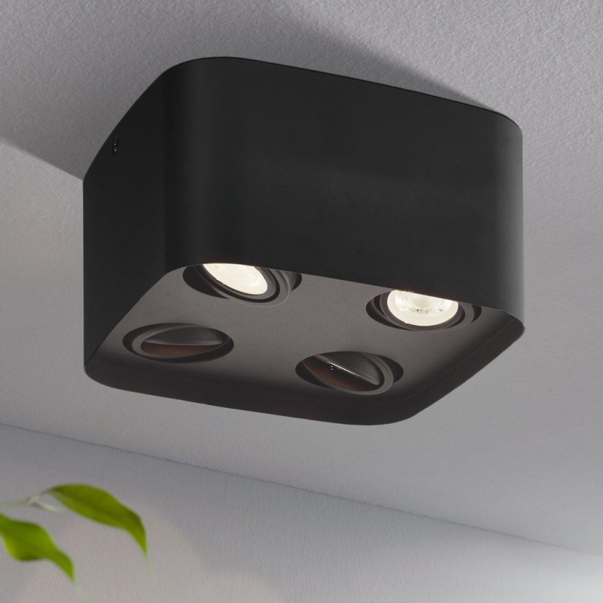 Eglo - LED RGBW Prigušiva reflektorska svjetiljka 4xGU10/5W/230V ZigBee