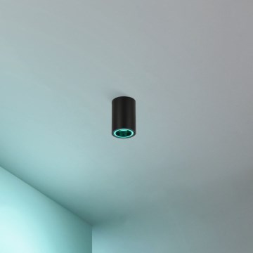 Eglo - LED RGBW Prigušiva reflektorska svjetiljka LED/4,9W/230V 2700-6500K crna