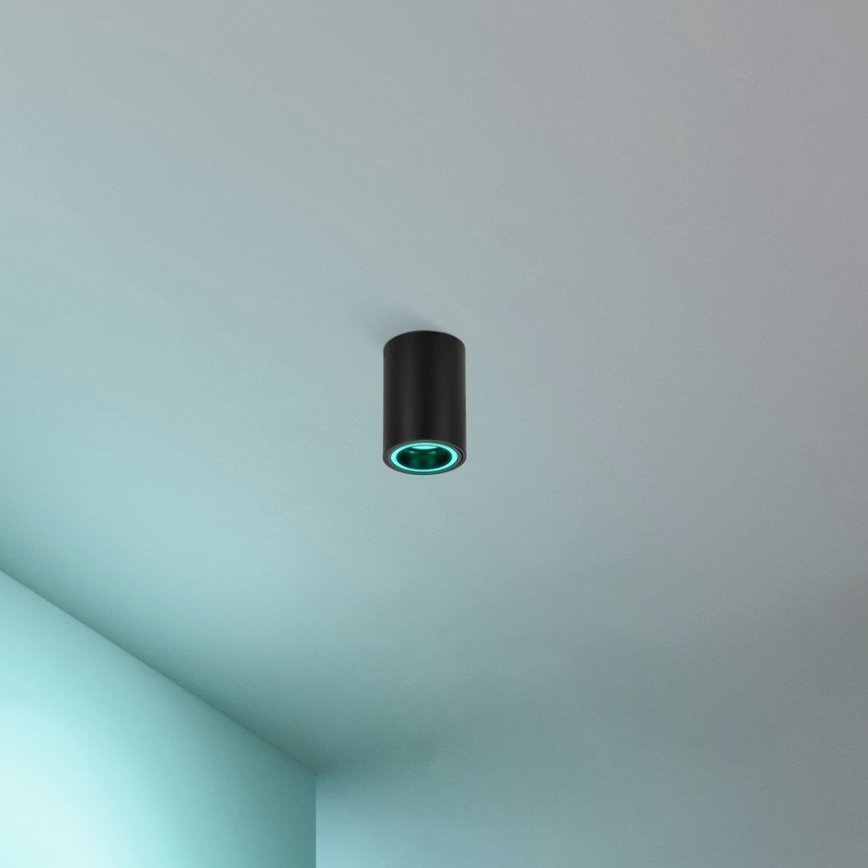 Eglo - LED RGBW Prigušiva reflektorska svjetiljka LED/4,9W/230V 2700-6500K crna