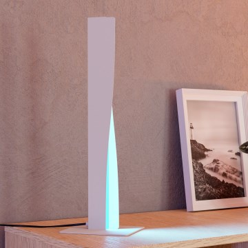 Eglo - LED RGBW Prigušiva stolna lampa LED/9W/230V 2700-6500K siva