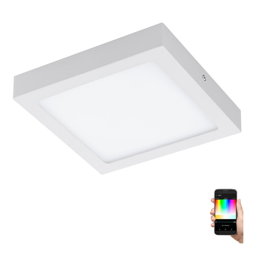 Eglo - LED RGBW Prigušiva stropna svjetiljka FUEVA-C LED/15,6W/230V Bluetooth