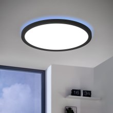 Eglo - LED RGBW Prigušiva stropna svjetiljka LED/14,6W/230V crna ZigBee