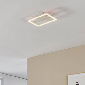 Eglo - LED RGBW Prigušiva stropna svjetiljka LED/17W/230V 2700-6500K bijela + daljinski upravljač
