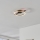 Eglo - LED RGBW Prigušiva stropna svjetiljka LED/17W/230V 2700-6500K crna + daljinski upravljač