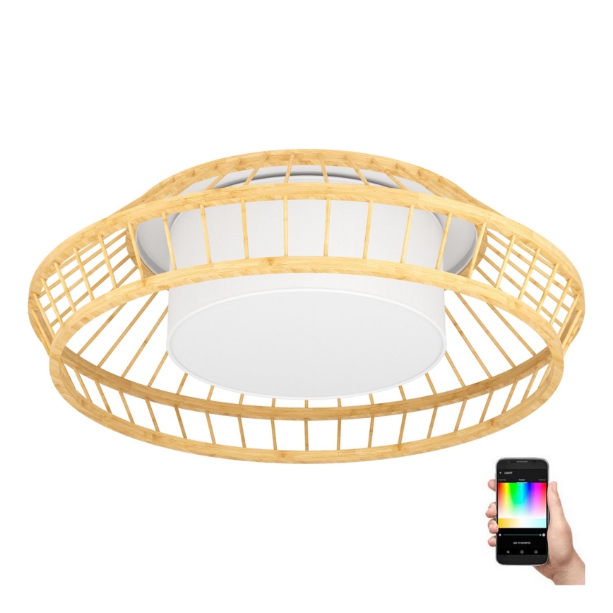 Eglo - LED RGBW Prigušiva stropna svjetiljka LED/22W/230V 2700-6500K