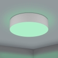 Eglo - LED RGBW Prigušiva stropna svjetiljka LED/35W/230V 2700-6500K siva