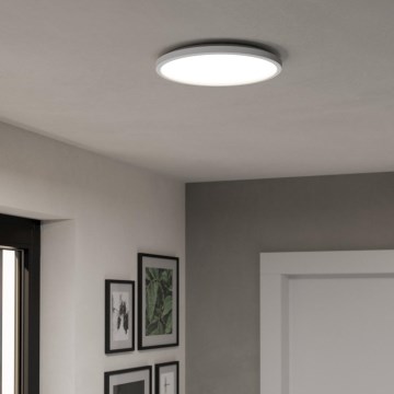 Eglo - LED RGBW Prigušiva stropna svjetiljka za kupaonicu LED/13,9W/230V 2700-6500K pr. 30 cm IP44 bijela ZigBee