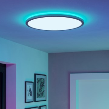 Eglo - LED RGBW Prigušiva stropna svjetiljka za kupaonicu LED/16,8W/230V 2700-6500K pr. 50 cm IP44 bijela ZigBee