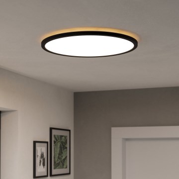 Eglo - LED RGBW Prigušiva stropna svjetiljka za kupaonicu LED/16,8W/230V 2700-6500K pr. 50 cm IP44 crna ZigBee