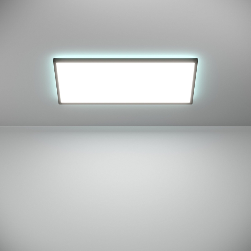 Eglo - LED RGBW Prigušiva stropna svjetiljka za kupaonicu LED/17,2W/230V 2700-6500K 30x57cm IP44 crna ZigBee