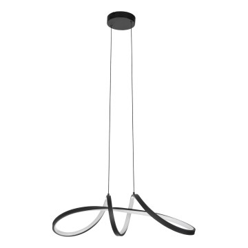 Eglo - LED RGBW prigušivač luster na užetu LED/22W/230V 2700-6500K crna