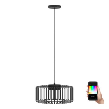 Eglo - LED RGBW prigušivački luster na užetu LED/22W/230V 2700-6500K