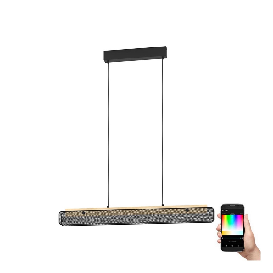 Eglo - LED RGBW prigušivački luster na užetu LED/34W/230V 2700-6500K