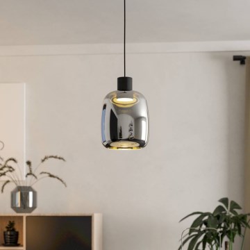 Eglo - LED RGBW Prigušivi luster na sajli LED/3,7W/230V 2700-6500K crna ZigBee