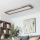 Eglo - LED RGBW Prigušivi nadgradni/ugradbeni panel SALOBRENA-C WOOD LED/34W/230V 2700-6500K 34x124 cm tamno smeđa + daljinski upravljač