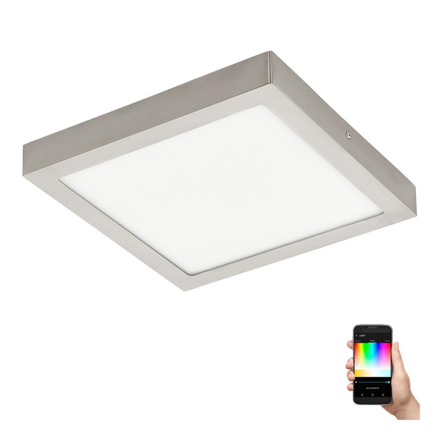 Eglo - LED RGBW Prigušivo stropno svjetlo FUEVA-C LED/21W/230V 30x30 cm