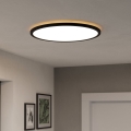 Eglo - LED RGBW prigušivo stropno svjetlo za kupaonicu LED/16,8W/230V 2700-6500K promjera 50 cm IP44 crno ZigBee