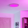 Eglo - LED RGBW prigušivo stropno svjetlo za kupaonicu LED/17,5W/230V 2700-6500K promjer 38,9 cm IP44 matni krom