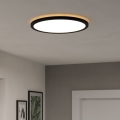 Eglo - LED RGBW prigušivo stropno svjetlo za kupaonicu LED/18,5W/230V 2700-6500K promjer 38,9 cm IP44 crno ZigBee