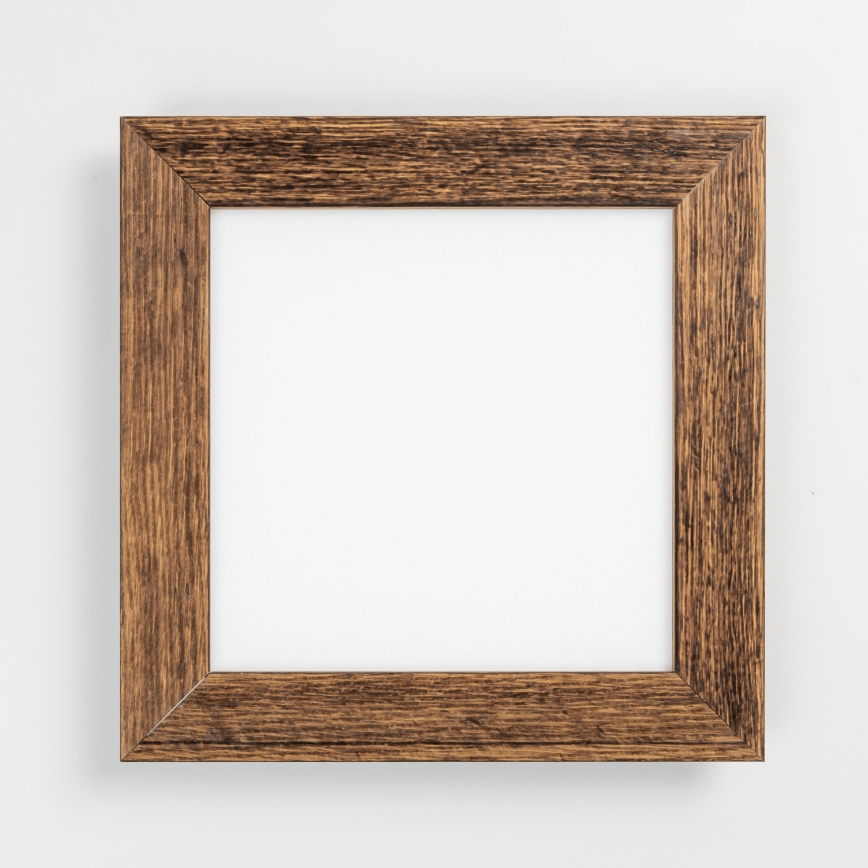 Eglo - LED RGBW panel za površinsku montažu s mogućnošću prigušivanja SALOBRENA-C WOOD LED/16W/230V 2700-6500K 34x34 cm smeđa + daljinski upravljač