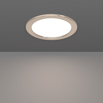 Eglo - LED RGBW s možností prigušenja ugradno stropno svjetlo za kupaonicu LED/9,5W/230V 2700-6500K Ø 16,8 cm IP44 mat krom